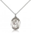 St. Uriel Medal, Sterling Silver, Medium