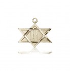 I Am Star Medal, 14 Karat Gold