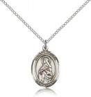 St. Matilda Medal, Sterling Silver, Medium
