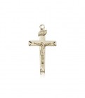 Crucifix Pendant, 14 Karat Gold