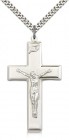 Crucifix Pendant, Sterling Silver