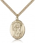 St. Boniface Medal, Gold Filled, Large