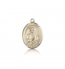 St. Jude Thaddeus Medal, 14 Karat Gold, Medium