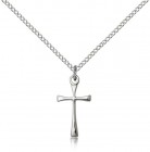 Maltese Cross Pendant, Sterling Silver