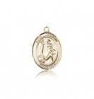 St. Dominic De Guzman Medal, 14 Karat Gold, Medium