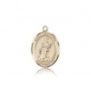St. Tarcisius Medal, 14 Karat Gold, Medium