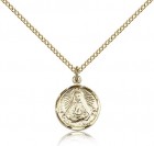 St. Frances Xavier Cabrini Medal, Gold Filled