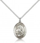 St. Gerard Majella Medal, Sterling Silver, Medium