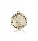 Our Lady of Perpetual Help Medal, 14 Karat Gold