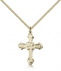 Cross Pendant, Gold Filled