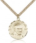 St. Vincent De Paul Medal, Gold Filled