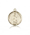 Our Lady of Guadalupe Medal, 14 Karat Gold