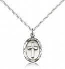 Cross Pendant, Sterling Silver