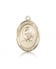 St. Josemaria Escriva Medal, 14 Karat Gold, Large