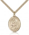St. Perpetua Medal, Gold Filled, Large