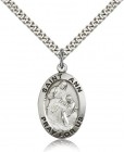 St. Ann Medal, Sterling Silver