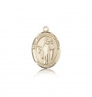 St. Joseph the Worker Medal, 14 Karat Gold, Medium