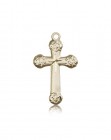 Cross Pendant, 14 Karat Gold