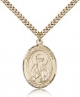 St. Athanasius Medal, Gold Filled, Large