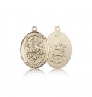 St. George Navy Medal, 14 Karat Gold, Medium