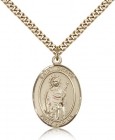 St. Grace Medal, Gold Filled, Large