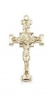 Crucifix Pendant, 14 Karat Gold