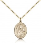 St. Isaiah Medal, Gold Filled, Medium