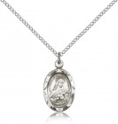 St. Theresa Medal, Sterling Silver