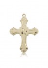 Cross Pendant, 14 Karat Gold
