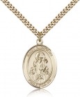St. Nicholas Medal, Gold Filled, Large