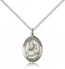 Our Lady of Loretto Medal, Sterling Silver, Medium