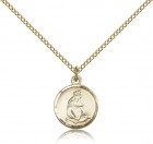 Our Lady of La Salette Medal, Gold Filled