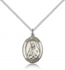 St. Martha Medal, Sterling Silver, Medium