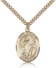 St. Richard Medal, Gold Filled, Large