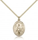 Our Lady of Knock Medal, Gold Filled, Medium