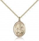 St. Andrew the Apostle Medal, Gold Filled, Medium