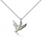 Holy Spirit Medal, Sterling Silver