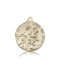 St. Anthony Medal, 14 Karat Gold