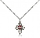 5 Way Cross Pendant, Sterling Silver