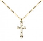 Cross Pendant, Gold Filled
