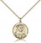 St. Louise Medal, Gold Filled