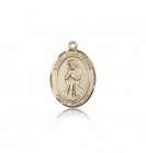 St. Juan Diego Medal, 14 Karat Gold, Medium