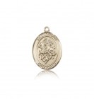 St. George Medal, 14 Karat Gold, Medium
