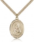 St. Rafta Medal, Gold Filled, Large