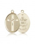Army Cross Medal, 14 Karat Gold