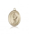 St. Florian Medal, 14 Karat Gold, Large