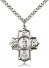 Guadalupe Dieg Pio/Xav Nino Medal, Sterling Silver