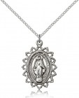Miraculous Medal, Sterling Silver