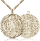 St. Benedict Medal, Gold Filled