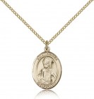 St. Dennis Medal, Gold Filled, Medium